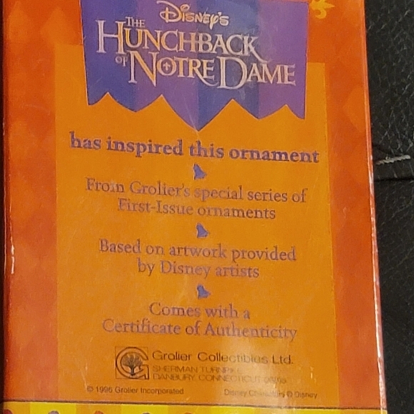 HUNCHBACK of Notre Dame Quasimodo Disney Ornament 1996 Vintage - Picture 6 of 7